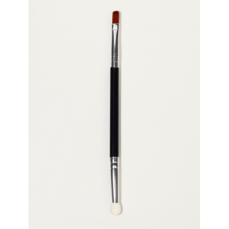Brush d/makeup 2v1 13.5cm nylon/latex/plastic black bag QF