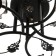 Chandelier 10101/5 5x60W E27, black/amber, 56x56x28 cm