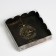 Box for confectionery products with PVC Gold lid, 13 x 13 x 3 cm, New Year