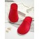 Women's slippers amarohome, size 36-38, red color