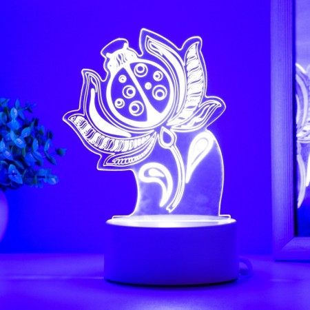 Lamp "God's cow" led white 11.9x9.5x15.1 cm Risalux-5