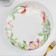 Ceramic “Watercolor” plate, 22.5 cm, white color