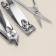Manicure set, 6 items, in case, color mix