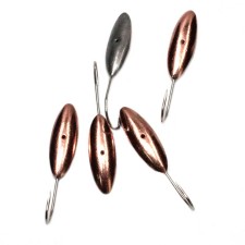 The mormyshka is soldered Yaman Ovsinka, weight 1.63 g, copper, packaging 5 pcs.