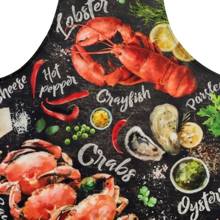 Apron "Ethel: Lobster" 70x60 cm, 100% cotton, sarzha 190 g/m²-5