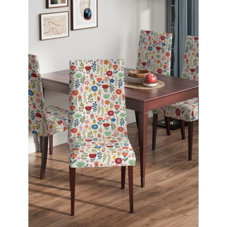 Decorative case on a chair with a back-2