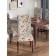 Decorative case on a chair with a back