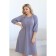 Female dress, size 58, gray color