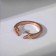 Ring "heart" from hands, color gold, dimensionless