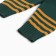 Knitted kit for children (jumper, trousers), green color, height 86