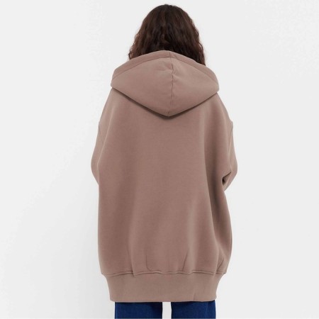 Women's sweatshirt was launched, brown color. ONE Size (42-50)-2
