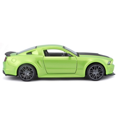 MASTO DIE-CAST FORD MUSTANG Street Racer, opening doors, 1:24, green color-2