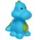 A set of rubber toys for the bath "Dinosaurs", 6 pcs, crush me