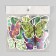 Butterflies cardboard "leaves" set 12 pcs h = 4-10 cm