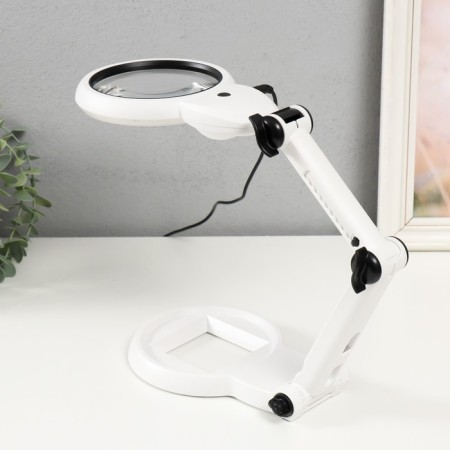 Lupa-lupa x2.3 x6 for LEDX18 creativity from 3AAA USB lenses d = 2.1 and 10 cm-2