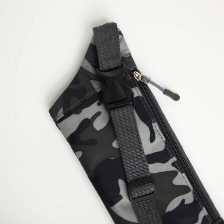 Board belt on a zipper, external pocket, USB connector, gray color-3