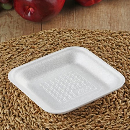 Substract-sneakers for products, 12.7 × 12.7 × 2 cm, white color, 900 pcs/units.