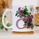 Sublimation mug "March 8" with a gift, with application