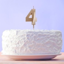 Candle for a cake, number 