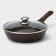 A set of kitchen utensils No. 8 “Marble”, cover, anti -stick coating, color coffee marble