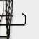 Corner shaft, 2 hooks, 26 × 26 × 10 cm, black color