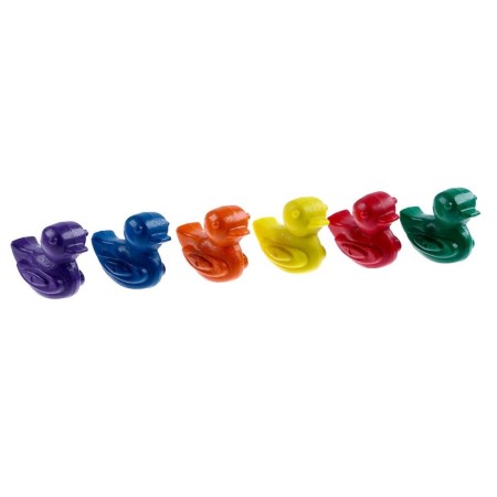Wax pencils "Ducks", set of 6 colors-2