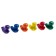 Wax pencils "Ducks", set of 6 colors