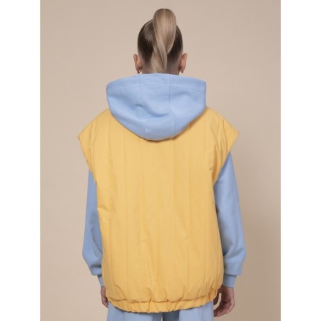 Vest for girls, height 116 cm, yellow color-10