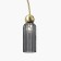 Suspension lamp Maytoni Mod302PL-02GR, E14, 2x40 W, 700x100x3625 mm, gold