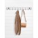 Hang -up hanger "Summer", 10 hooks, 55 × 5 × 3.5 cm, black