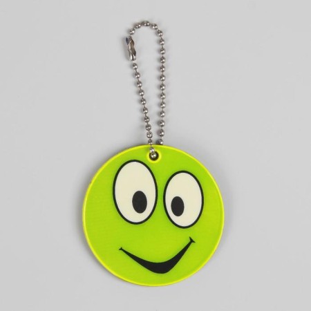 The reflective element "Smiley", bilateral, d = 5.3 cm, yellow color-2