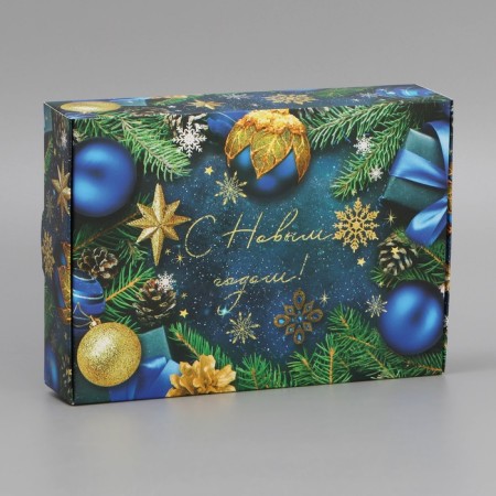 Folding box "New Year's toys", 21 x 15 x 5 cm, New Year-2