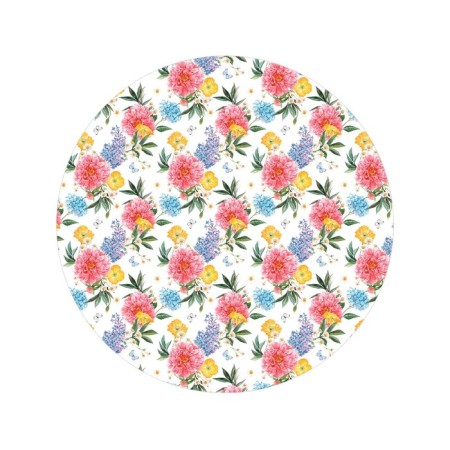 Pareo and beach rug "Flower panel", d = 150 cm-1