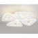LED ceiling LED with Ambrella Light, Original, FA4019, 4XLED, 82 W, 6150LUM, 3000-6400K, white color.