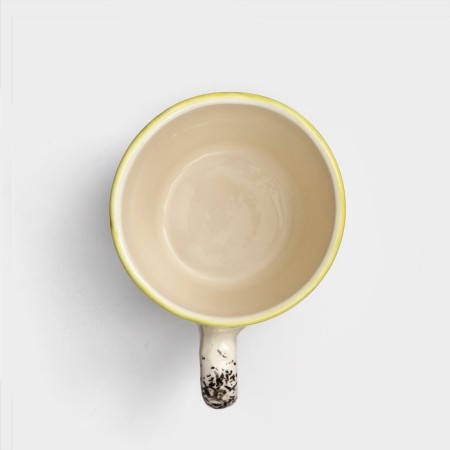 Ceramic Persia mug, 350 ml, yellow, 1 variety, Iran-1