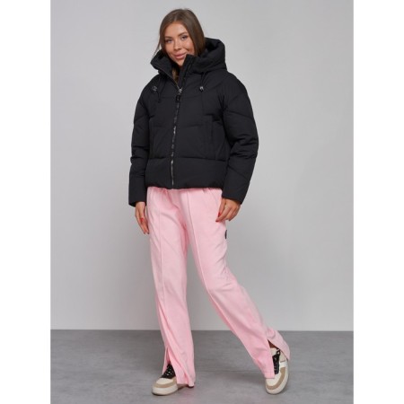 Winter jacket, size 42, black color-1