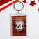 Keychain "February 23. Shield" Plastic, 3.5x5 cm