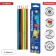 Pencils 6 colors Erichkrause "Jolly Friends" Plastic, hexagonal, euro suspension