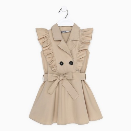 Baby Dressure KAFTAN, size 36 (134-140 cm), beige color-6