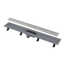 Водоотводящий желоб Alcadrain EKO AG100401950, с порогами для перфорированной решетки, 950 мм   1026