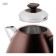 Electric kettle Galaxy Line GL 0343, stainless steel, 1.7 l, 2200 watts, brown