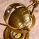 Globus souvenir with compass and magnifier, height 23.5 cm
