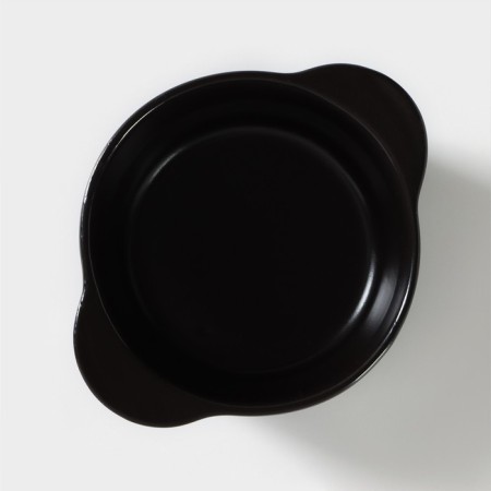 Porcelain broth Carbone, 300 ml, d = 11.5 cm, h = 5.5 cm, black color-2