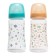A bottle for feeding with a wide throat and silicone nipple milk, 360 ml, 0+