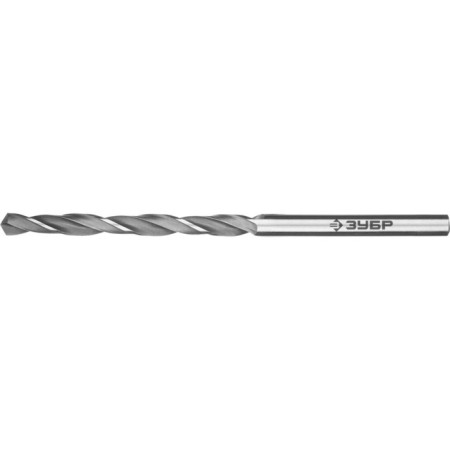 Zubrov metal drill, steel P6M5, cylindrical shank, 2.1 x 49 mm, class in