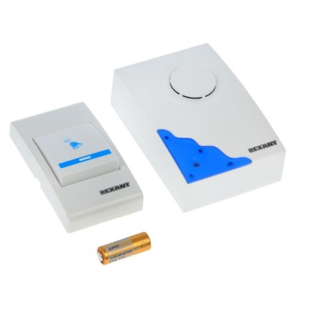 Rexant RX-1 call, wireless, 36 melodies, 80 m, from batteries/220 V, white