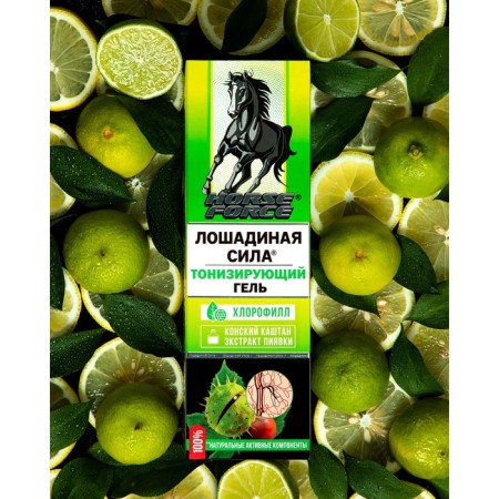 Gel tonic horsepower with horse chestnut and leech extract, 125 ml-1