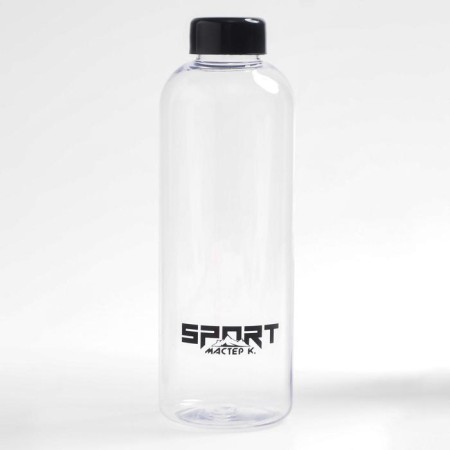 Water bottle, 950 ml, Master K, 8 x 8 x 22 cm