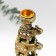 Souvenir Polystone SPRIMIDE "Pyramid of 4 Elephants in Popone with mirrors" 20x6.5x3 cm