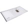 A4, 75 mm registrar, calligrata, PVC, metal edging, pocket for the spine, collected, gray